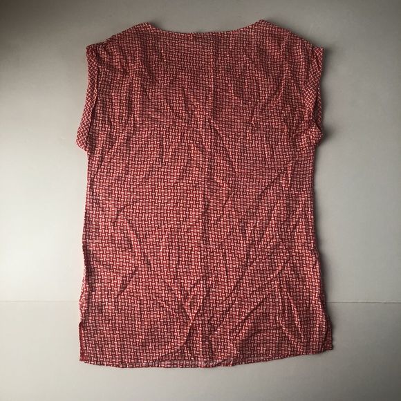 Splendid Womens Top Blouse Red & White Size XS - Picture 2 of 8